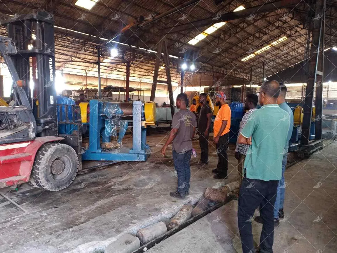 Weida Machinery case study: 2024 Ghana 3 TPH Rubber Washing Line