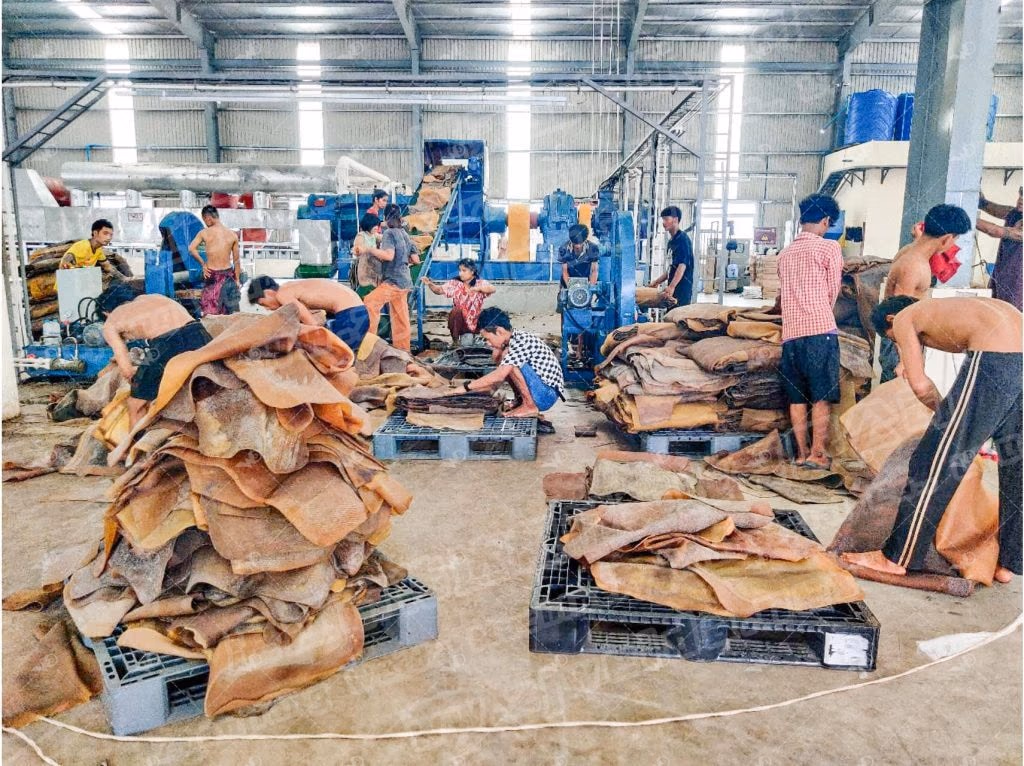 Weida Machinery case study site photo 4: 2024 Myanmar RSS and Compound Rubber Line