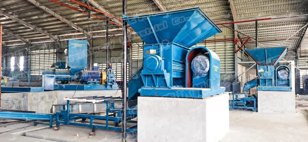 Weida Machinery case study: 2023 Myanmar 35,000-Ton Dry Rubber Line