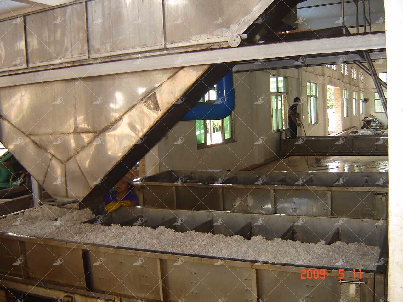 Weida Machinery case study site photo 3: Hainan 16,800-Ton TSR20 Natural Rubber Line