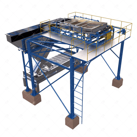 Weida Machinery core processing equipment: Automatic Discharging Device