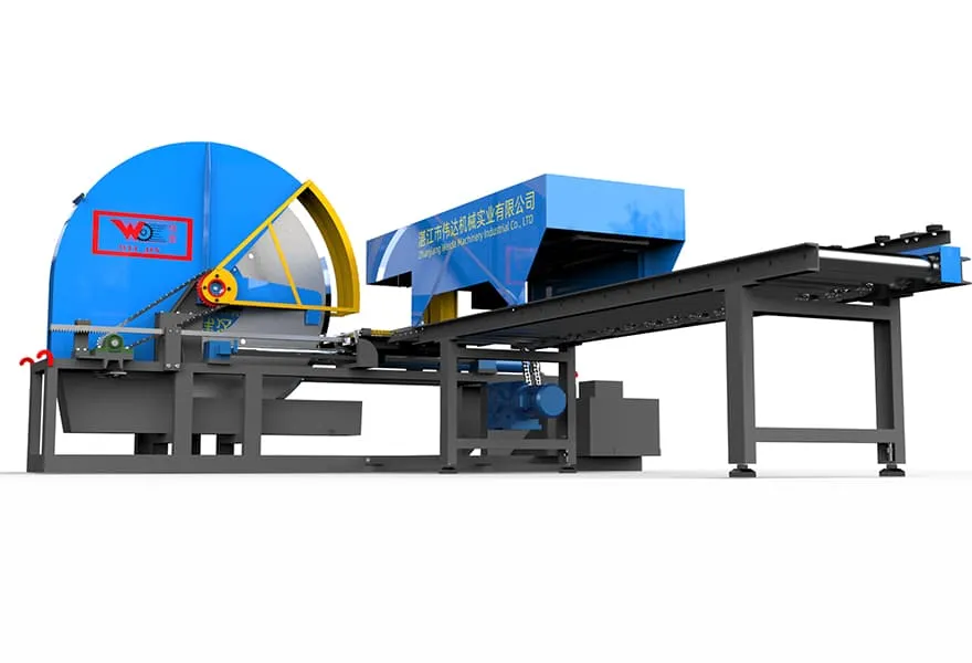 Weida Machinery core equipment: Automatic Horizontal Disc Rubber Cutter