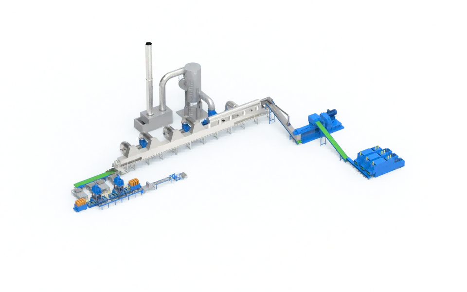 Weida Machinery production line: Compound Rubber Dry Mixing Line