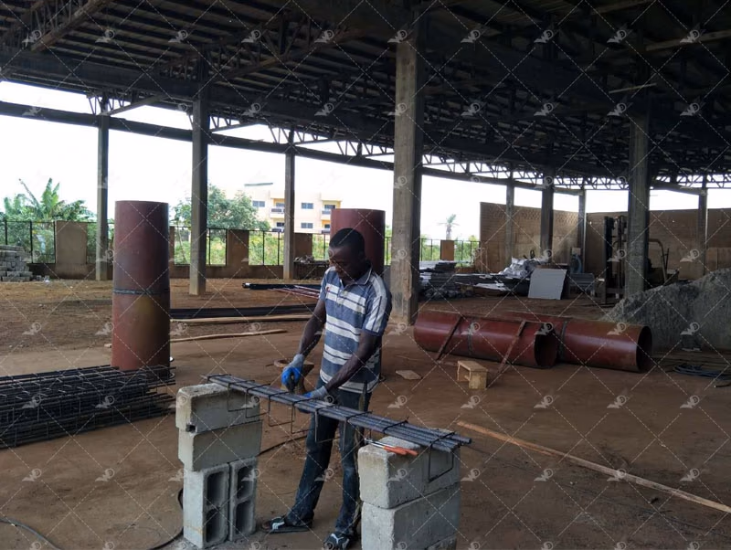 Weida Machinery case study site photo 1: Côte d'Ivoire 8,400-Ton TSR20 Natural Rubber Line