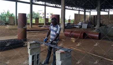 Weida Machinery case study site photo 4: Côte d'Ivoire 8,400-Ton TSR20 Natural Rubber Line