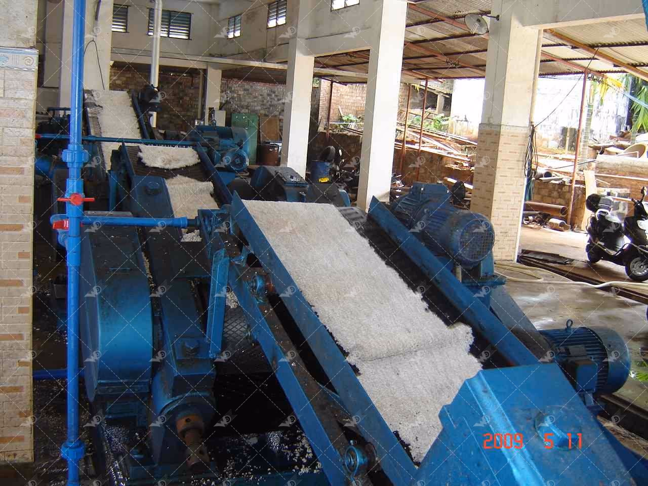 Weida Machinery case study site photo 5: Hainan 16,800-Ton TSR20 Natural Rubber Line