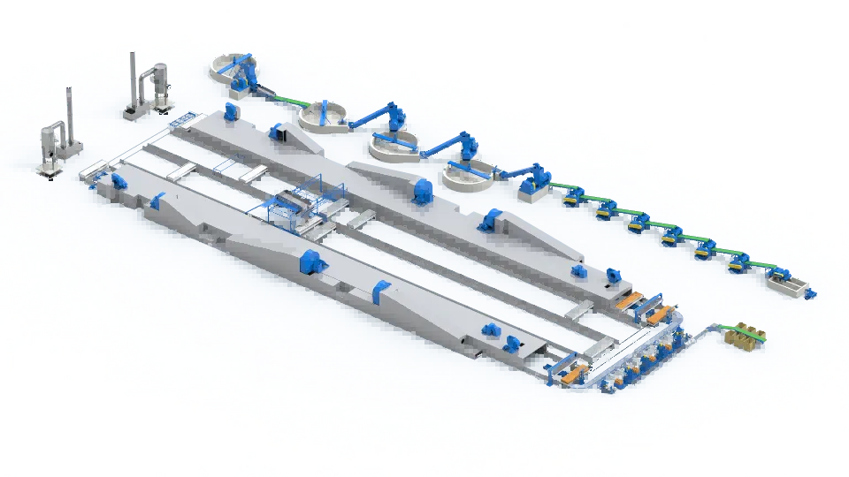 Weida Machinery production line: TSR Standard Rubber Production Line