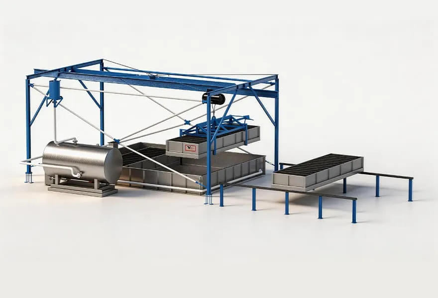 Weida Machinery core equipment: TTR Trolley Washer